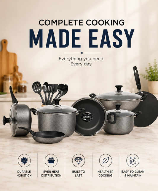 19 Pieces Mega Super Non Stick Gift Pack Set