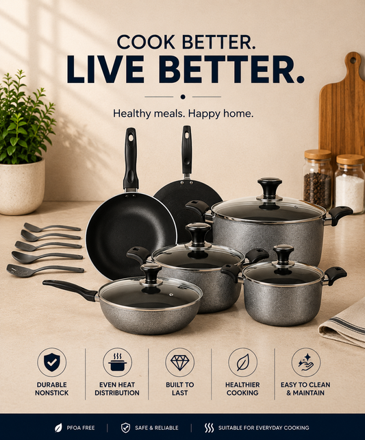 16 Pieces Carrolli Max Non Stick Gift Pack Set