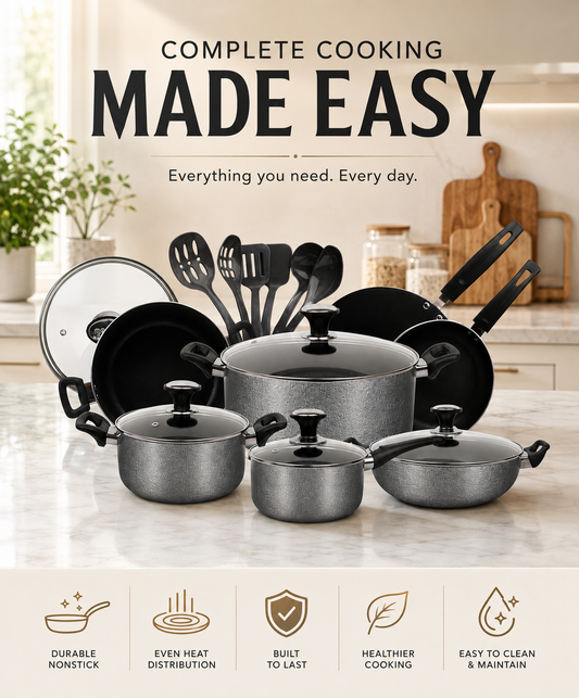 18 Pieces Splendor Non Stick Gift Pack Set