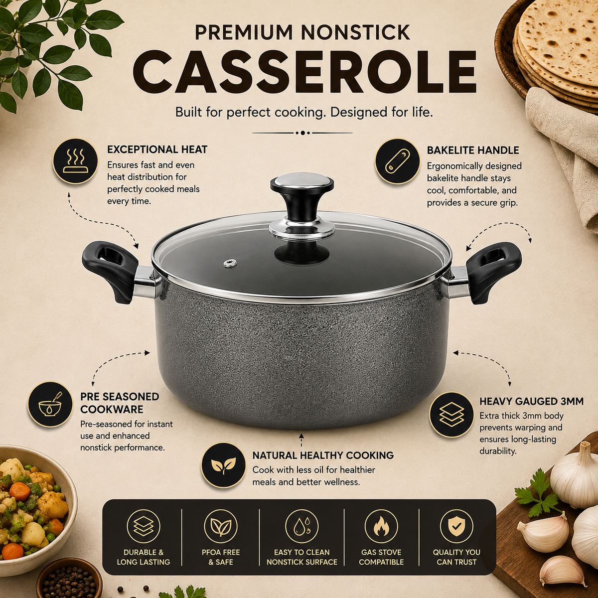 Classic Non Stick Casserole