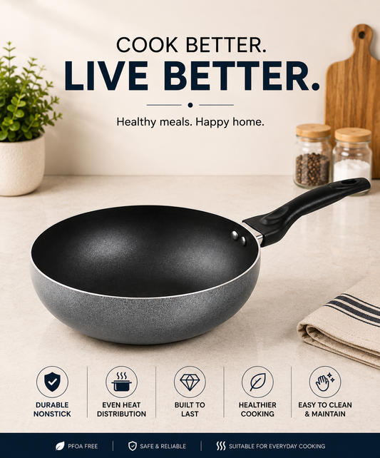 Royal Non Stick Deep Wok