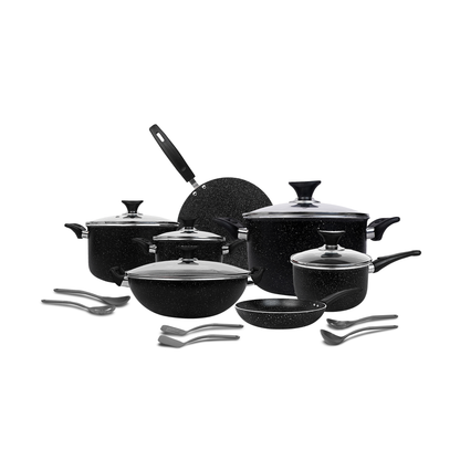 18 Pieces Galaxy Non Stick Marble Coated Gift Pack Set