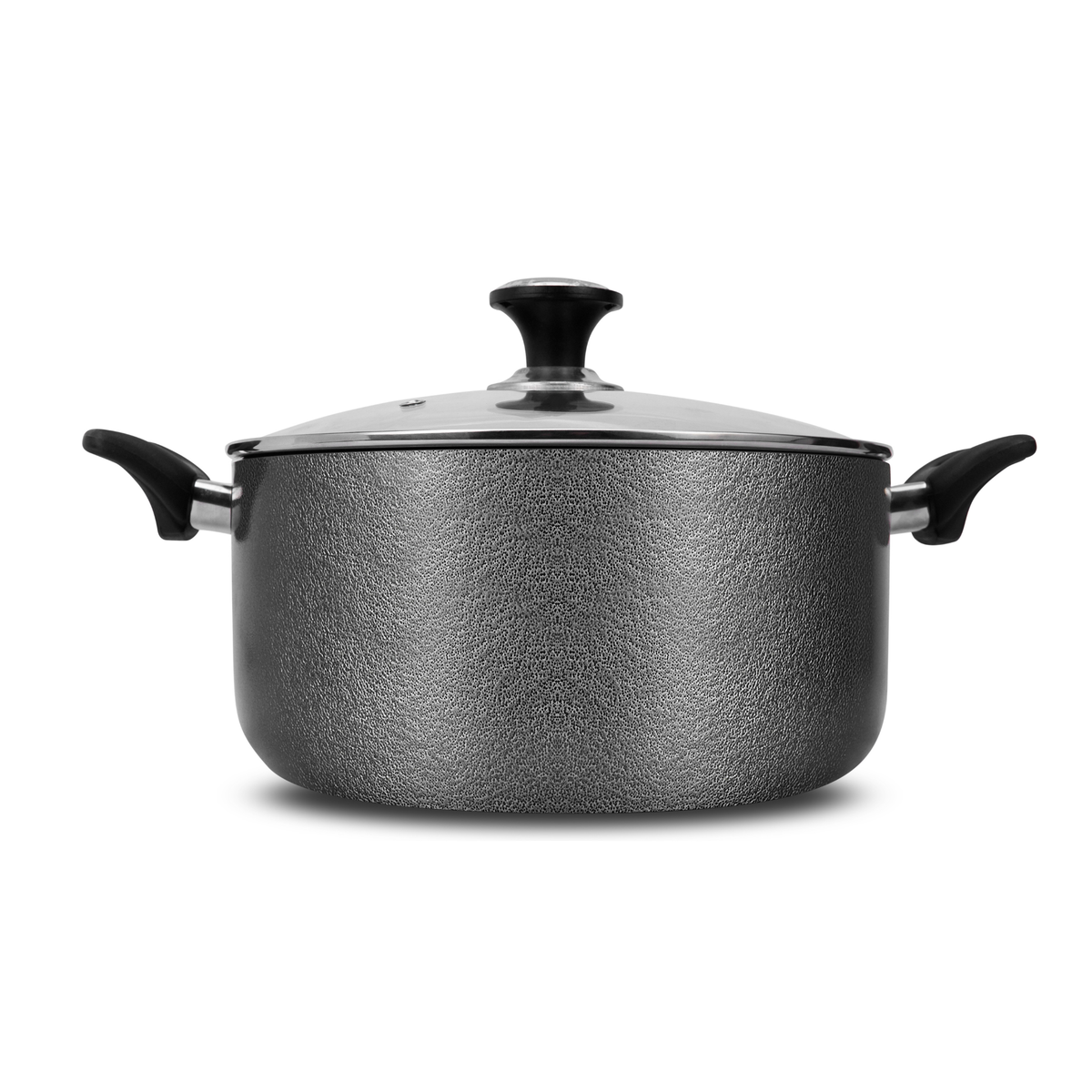 10 Pieces Galaxy Non Stick Gift Pack Handi Set with Glass Lid 20X28