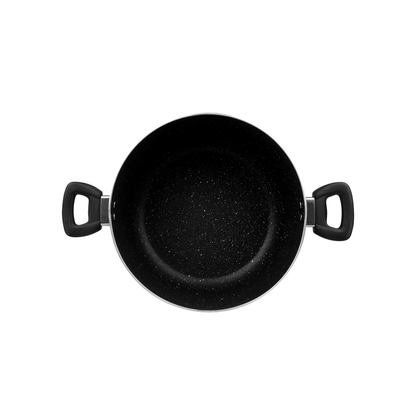 Galaxy Marble Coated Non Stick Induction Casserole with Glass Lid