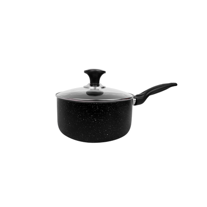 Non Stick Galaxy Induction Sauce Pot Glass Lid