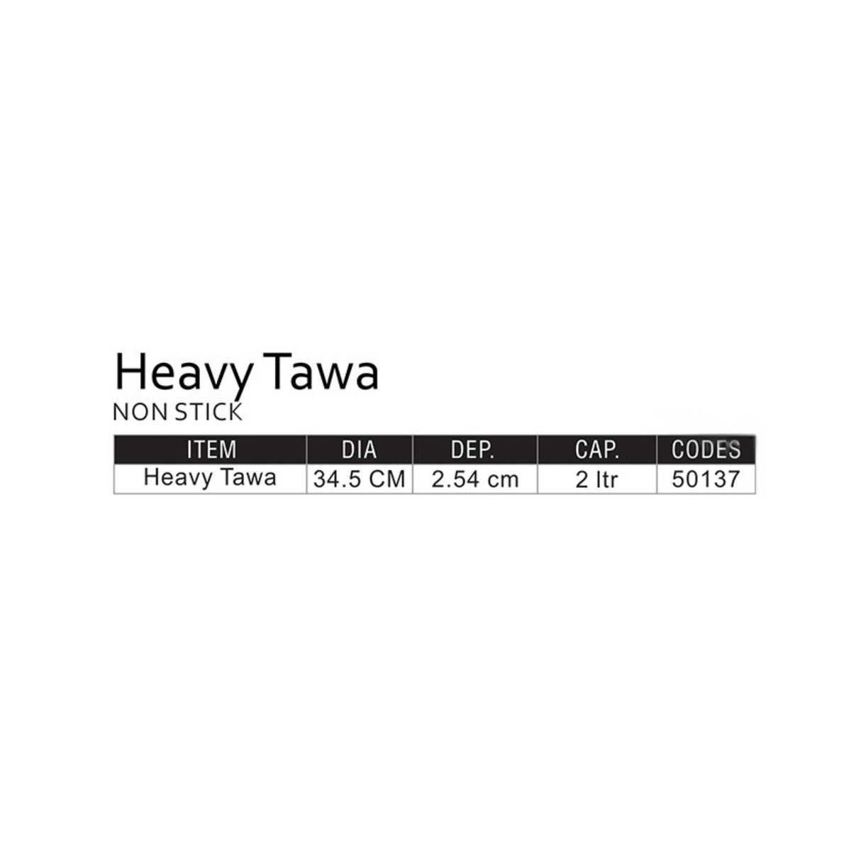 30.5cm Heavy Non Stick Tawa