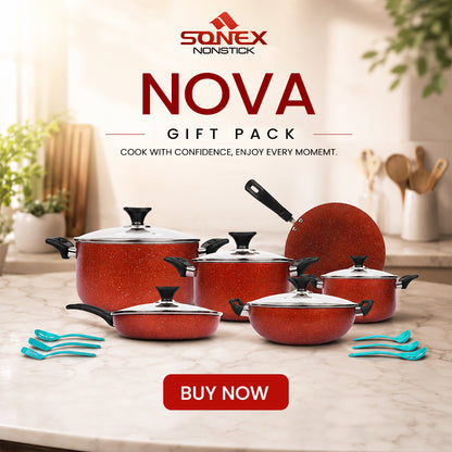 17 Pieces Nova Non Stick Gift Pack Set